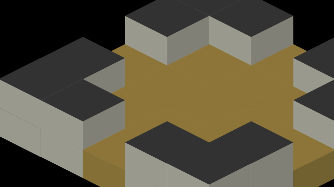 map generated with three blocks