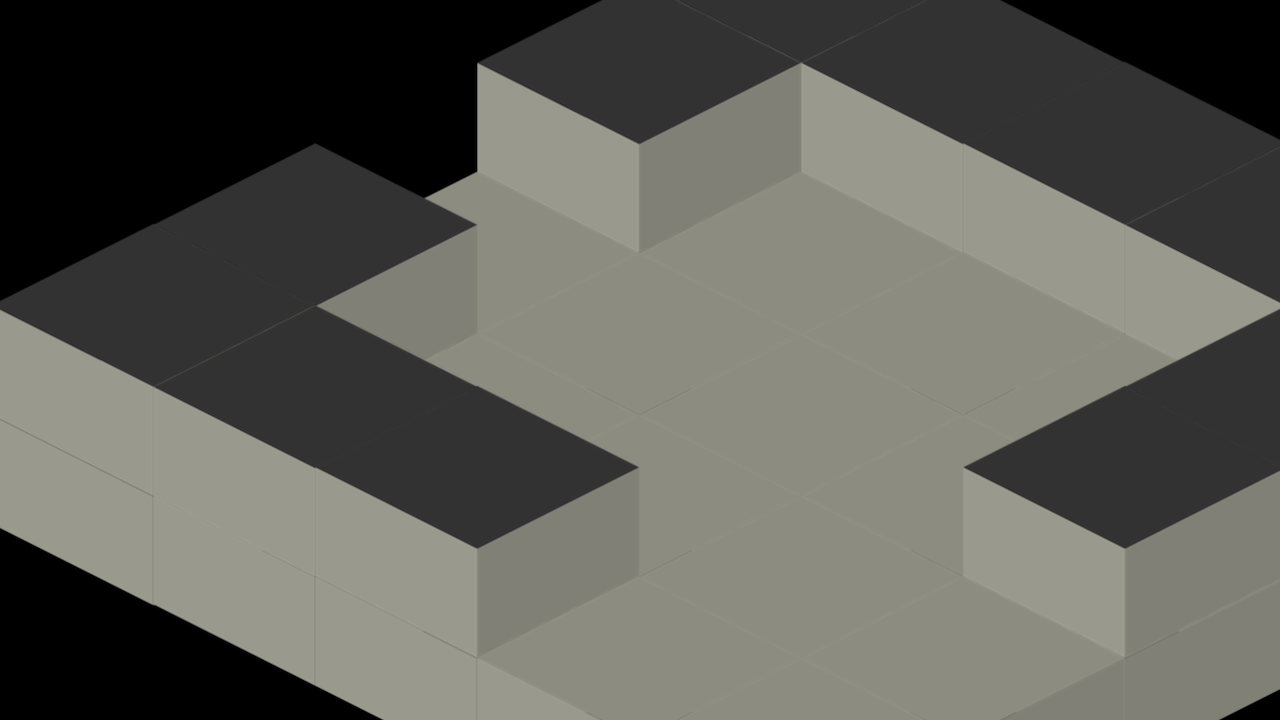 map generated with two blocks